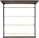 Elements International Beaumont Merlot King Panel Bed-2