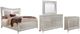 Global Furniture USA Paris 4-Piece Champagne Queen Panel Bedroom Set-0