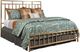 Kincaid® Acquisitions Aspire Brushed Gold Queen Metal Bed-0