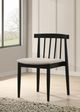 Coaster® Cullen 2-Piece Black/Wheat Dining Side Chair Set-1
