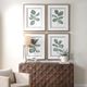 Uttermost® Fiddle Head 4-Piece Leaf Framed Print Art Set-1