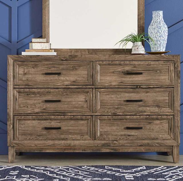 Liberty Furniture Ridgecrest Cobblestone Dresser-1