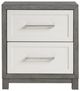 Homelegance® Rowan Gray/Ivory Nightstand-2