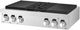 SKS 36" Stainless Steel Dual Fuel Natural Gas Rangetop with Sous Vide and Induction-3