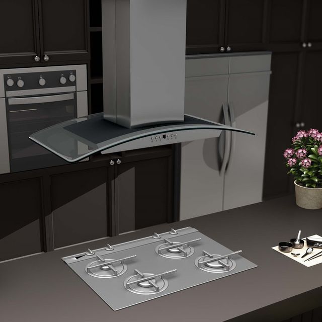 ZLINE 30" Stainless Steel Island Range Hood-1