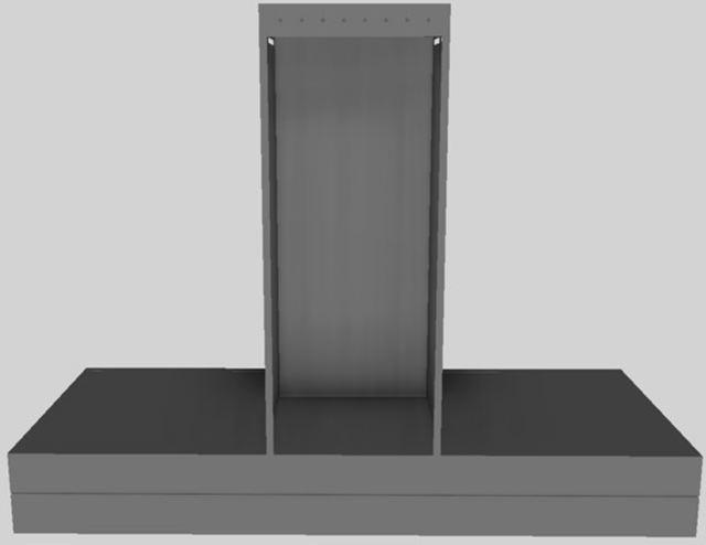 Vent-A-Hood® 48" Gunsmoke Duct Free Wall Mounted Range Hood-5