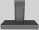 Vent-A-Hood® 48" Gunsmoke Duct Free Wall Mounted Range Hood-5