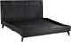 Armen Living Carnaby 3-Piece Black Brushed Queen Panel Bedroom Set-3