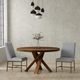 Parker House® Crossings 5-Piece Brown/Gray Round Dining Set-1