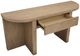 Magnussen Home® Hayden Golden Oat Demilune Sofa Table-4