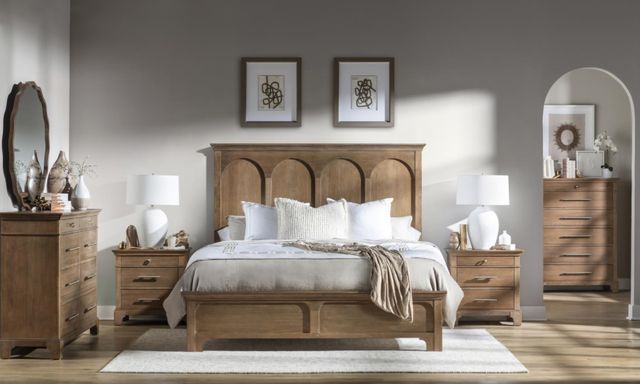 Legacy Classic Harmony Ovation Tweed Queen Panel Bed-1