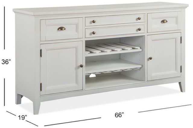 Magnussen Home® Heron Cove Chalk White Buffet-2
