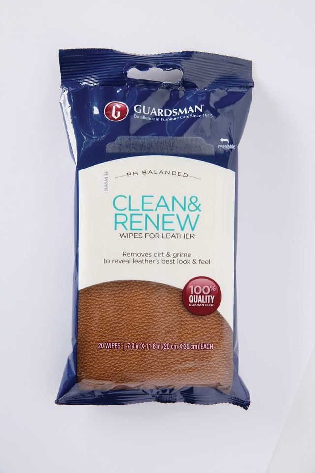 Guardsman® Clean & Renew Wipes for Leather in Shelf Tray-1