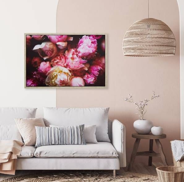 YHD Blushing Peonies II Wall Art-1