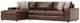 Bernhardt Nest Bernhardt Living 2-Piece Brown Leather Left-Arm Facing Sectional-2