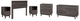Signature Design by Ashley® Brymont 5-Piece Dark Gray Queen Panel Headboard Bed Set-0