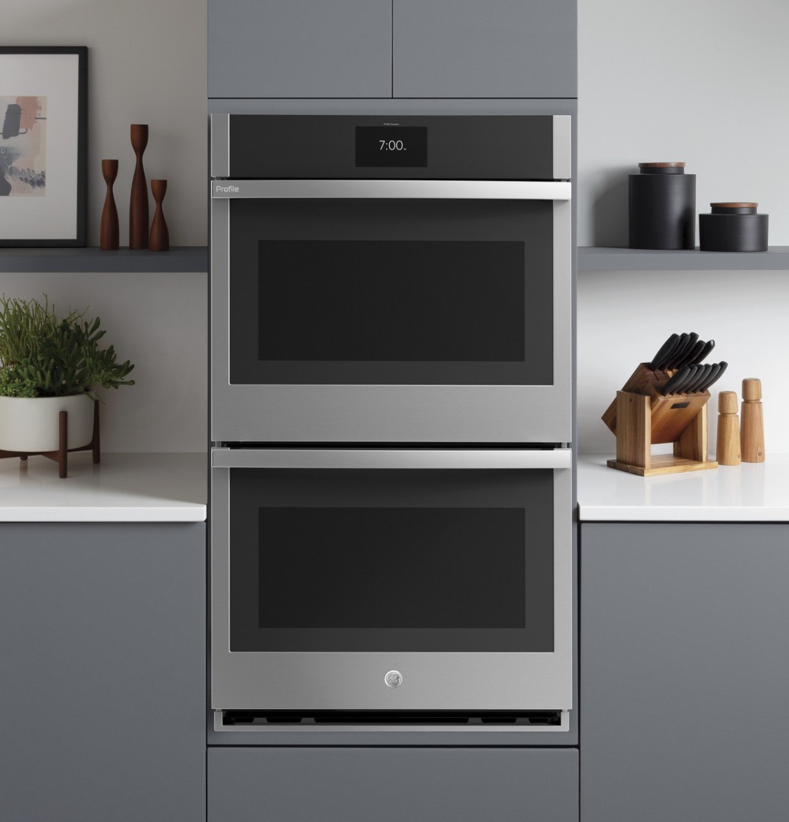 GE Profile 30" Electric Built In Double Oven - Thumbnail 4