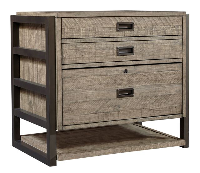 aspenhome® Grayson Cinder Grey File Cabinet-0