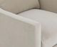 Fairfield® Customizable Dolce Lounge Chair with Casters on Front Legs-4