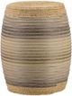 A & B Home Natural Rattan Drum Accent Table-1