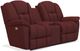 La-Z-Boy® Maverick Claret Power Wall Reclining Loveseat with Console-1
