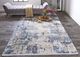 Feizy Cadiz Blue/Ivory 6'6" x 9'6" Rug-5