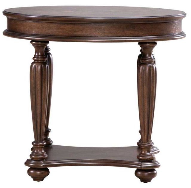 Liberty Furniture Allington Satin Sienna Oval End Table-3