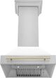 ZLINE Autograph Edition 30" White Matte Wall Mounted Range Hood-3