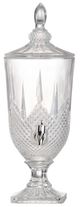A & B Home Clear 9" Lidded Jar-0