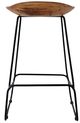 Jofran Inc. Nature's Edge 3-Piece Black/Natural Backless Stool Set-3