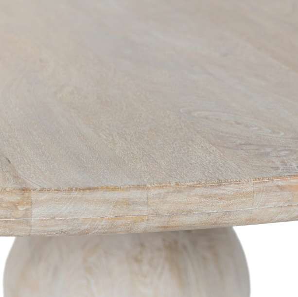 Classic Home Hera White Washed Dining Table-3