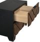 Crown Mark Zane Black/Brown Nightstand-3