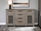 International Furniture Direct Bonfire Brown/Ivory Buffet-1