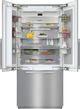 Miele MasterCool™ 36 in. 19.4 Cu. Ft. Stainless Steel Built-In French Door Refrigerator-1