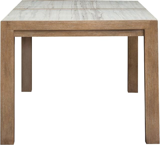 Magnussen Home® Plum Creek Sierra Brown Rectangular Dining Table with Marble Top-2