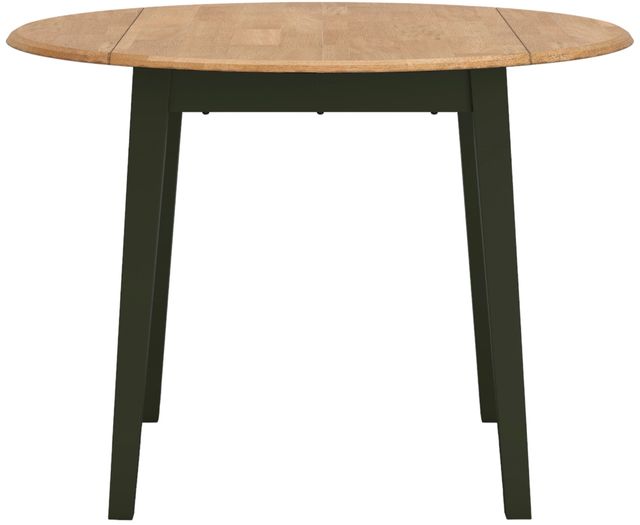 Signature Design by Ashley® Gesthaven Natural Dining Table with Green Base-1