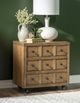 Legacy Classic Vintage Market Barnwood Oak 3-Drawer Nightstand-1