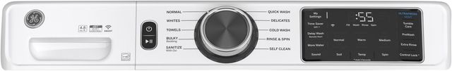GE® White Front Load Laundry Pair-4