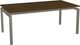 Amisco Customizable Zoom Extendable Table with Walnut Veneer Top and 2 Leaves-0