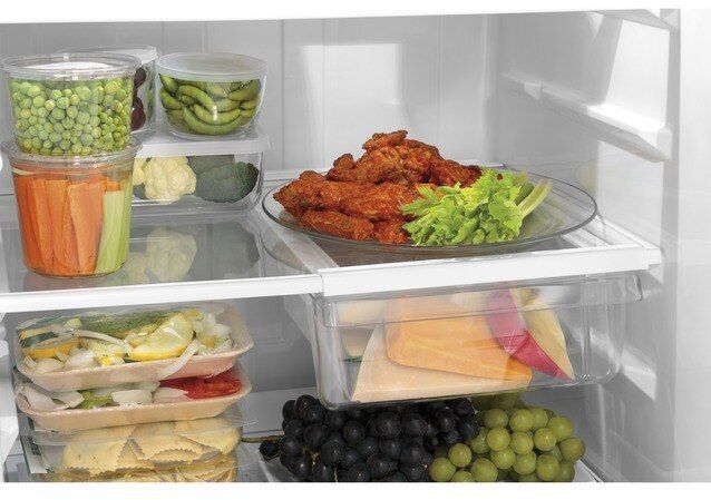 GE® 15.6 Cu. Ft. White Top Freezer Refrigerator-2
