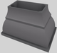 Vent-A-Hood® Designer Series 48" Gunsmoke Island Range Hood-4