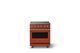 Viking® 5 Series 30" Spiced Cider Pro Style Electric Range with Polished Chrome Trim-0