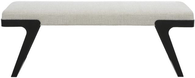 Uttermost® Hover Black/White Modern Bench-3