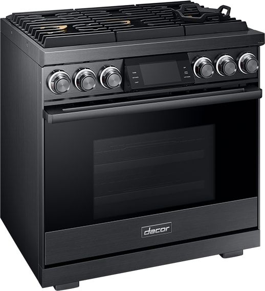 Dacor® Contemporary 36" Graphite Stainless Steel Pro Style Natural Gas Range-2