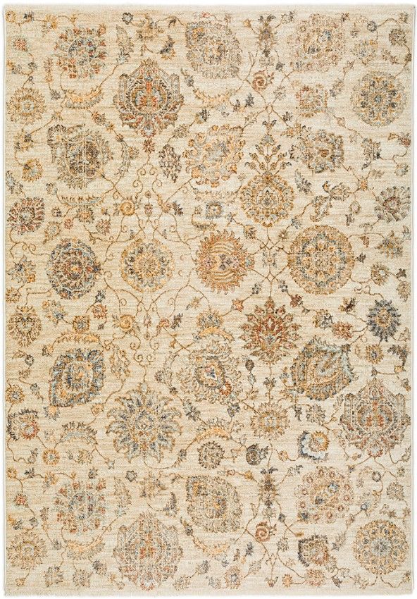 Dalyn™ Rug Company Bergama Ivory 5'x8' Style 2 Area Rug-0