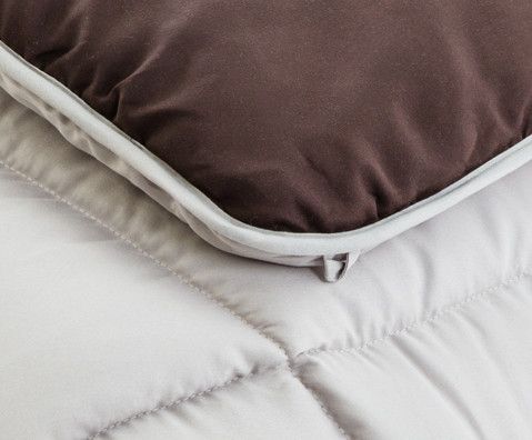 Malouf® Woven™ Reversible Coffee California King Bed in a Bag-2