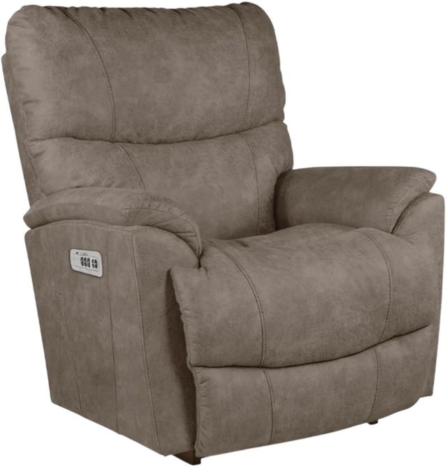 La-Z-Boy® Trouper Sable Power Wall Recliner with Headrest and Lumbar-0