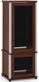 Salamander Designs® Synergy Model 603 AV Cabinet-Dark Walnut/Aluminum-0