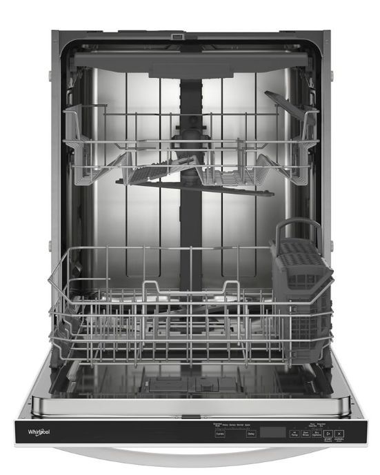 Whirlpool® 24" White Top Control Built In Dishwasher-2