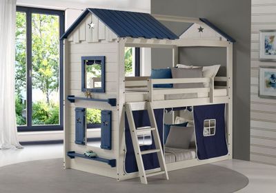 Kenny Bobien House 4EPセット Donco Kids Twin/Twin Star Gaze Bunk Bed | Bob Mills Furniture